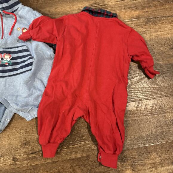 Vintage Baby Boy Clothes 3-6 Mo 3-Piece Lot 1990s Lands End Glynne Percy READ - Picture 4 of 16